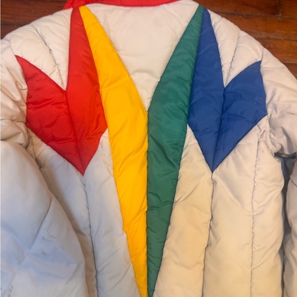 Vintage 90s Mountain Goat by white stag puffer jacket womens large pit to pit 20 - Picture 2 of 7
